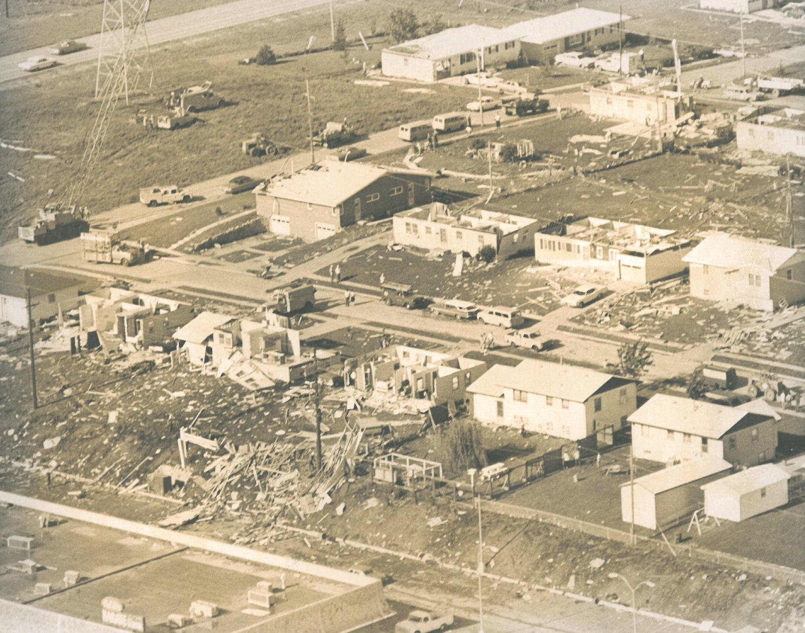 Bel Air homes destroyed